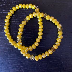 Handmade Yellow Royal Bracelets